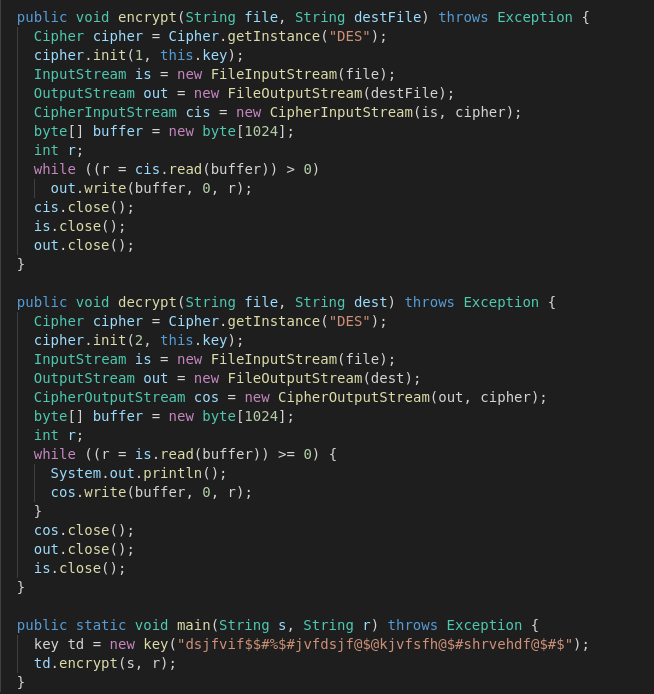 Encryption / Decryption Routines