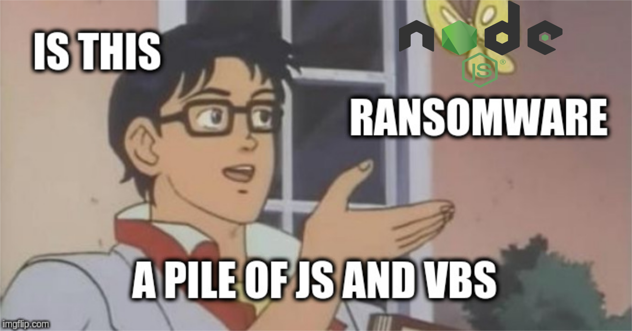 The Opposite of Fileless Malware - NodeJS Ransomware